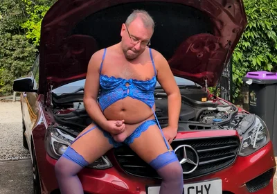 Having Fun Whilst Cumming on My Car
