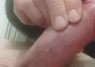 Emptying My Thick (double Cock Ring Bound) Cock From a Big Creamy Cum Load All Over My Entire Black T-shirt
