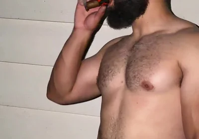 Backyard Cigar, Cum and Piss