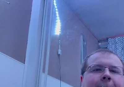 Chubby Bi Dude Gives Oral To Big Black Dildo
