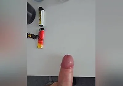 Want A Cocktail? I Put A Drink Stirrer And Urethral Vibrator Down My Cock Hole