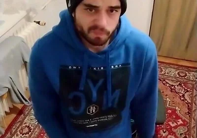 Cumshot in My Room in the Palm of My Hand in a Winter Hat