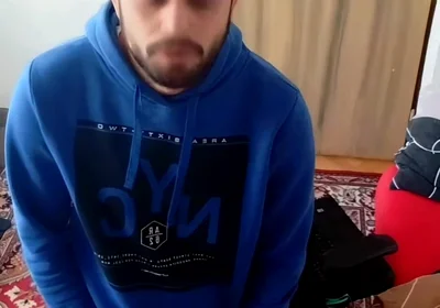 Cumshot in My Room on a Tablet.
