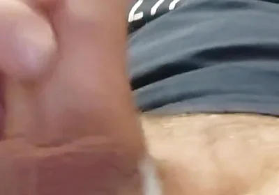 My Thick Cock Releasing a Creamy Low-hanging Cum Load