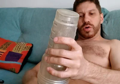 Jerking off with a Fleshlight