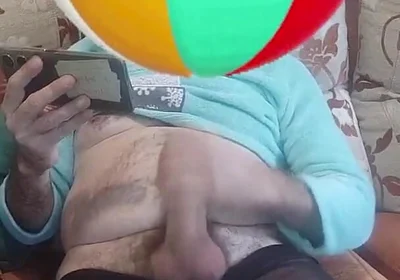 Straw and Huge Cumshot in the Foreground