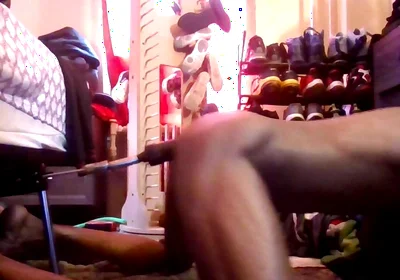 Blackie Blasting Side View