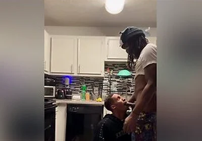 Casanova Eats Kyle Dick In The Kitchen And Gets Cum On His Face
