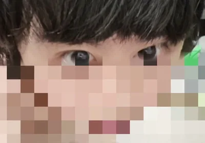 Cute Guy Masturbates with a Mosaic Face After Ejaculation, His Expression Super Cute and White Fluid Ejaculated