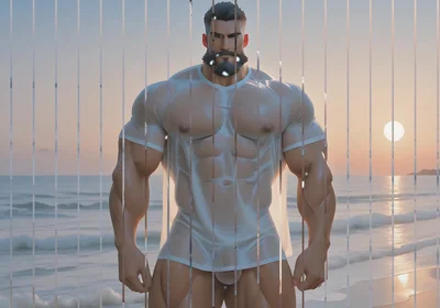 Rockstar Hunk Solo Teasing Balls and Shaft with Cum Splatter