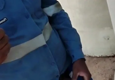 Before Heading Home, the Worker Gets a Quickie at the Construction Site.