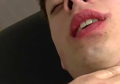 Oil Massage and Handjob on Tommy Poulain's Thick Cock