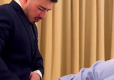 Fuck in Office Wearing Suits