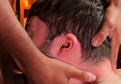 Hot Latino Guy Filled the Photographer's Tight Little Ass with Cum
