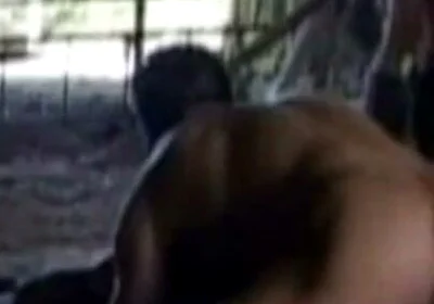 Muscle Boy Farmes Frucking Outdoor