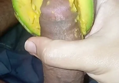 Picking an Avocado with Great Pleasure Until I Ejaculate.