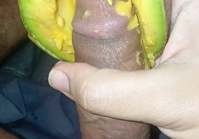 Picking an Avocado with Great Pleasure Until I Ejaculate.