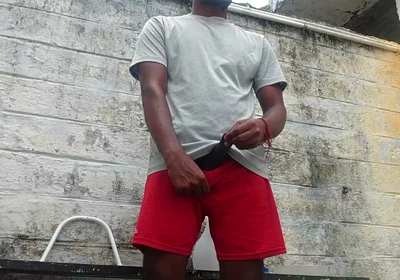 Xhard - Young Big Stepdaddy Outdoor Bathroom