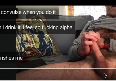 Guy Busy Home Alone Ass Out Balls Out Cock Out in Blue Workout Shorts