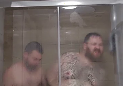 Bears in the Shower! (no Sex)