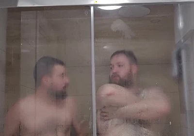 Bears in the Shower! (no Sex)