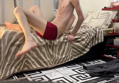 Kedoimeth Skinny Boy Submits to Rough Ass Play