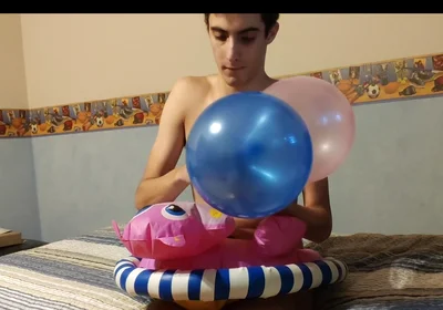 Inflatable Hippo and Ballons!