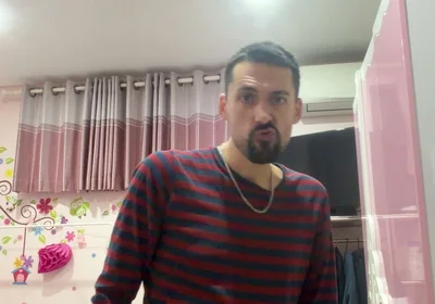 Hot Stepdaddy Jerking off Nuts Like Crazy