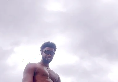 Naked on the Beach Masturbating