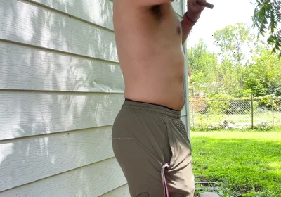 Bearded Muscle Cub Cigar Cum Outdoors