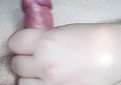 Big Fat Gay Bottom, Jerking and Cumming Big Load