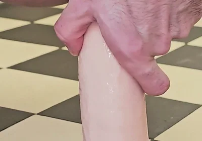 Dildo Fuck in the Kitchen