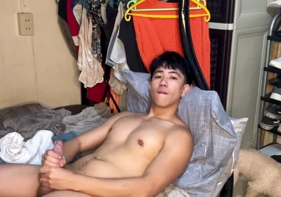 Jacking off While Alone in My Room and Rainy