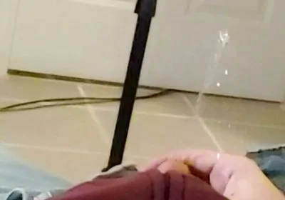 One Camera Angle of Me Pissing All Over Myself Then Jerking off.