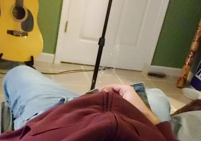 One Camera Angle of Me Pissing All Over Myself Then Jerking off