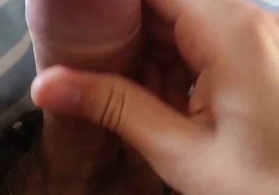 Rubbing One Out Quick Jerk and Cum