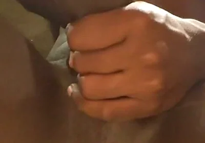 Playing with My Balls and Black Dick Fingering Too