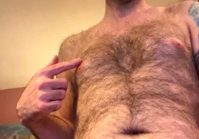 Handsome Bator Bates to His Music on His Cock Dick Dong Penis Time with Hard Erect Hairy Cock