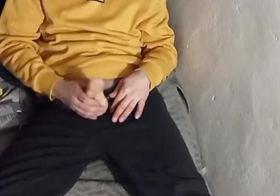 Masturbating in Bed at the Cabin