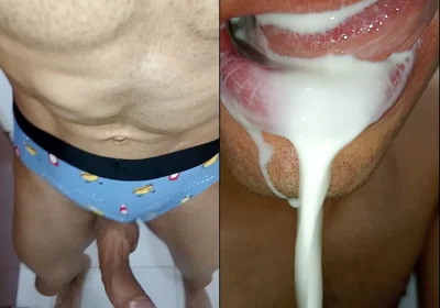 I Love Cum in My Mouth, Tongue Long Tongue, Kiss, Six Pack, Fitness Gym, Submissive, Women's Lingerie