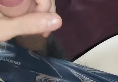Big Hairy Powerful Masturbates to Music
