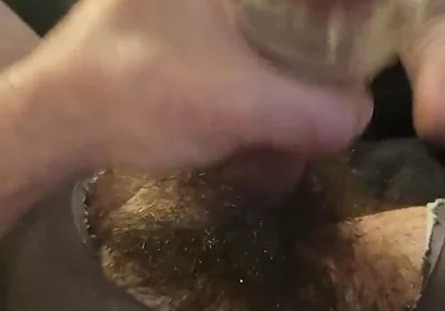 Jacking off in New Nylons with Dick Toy