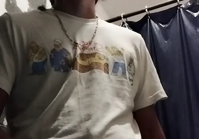 Boy Having Pleasure in the Bathroom