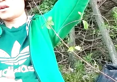 Jon Arteen. Twink's Jerk off Outdoor in Nature Ends in a Frustrating Ruined Orgasm. Solo Tease, Long Build-up, Loss of Control