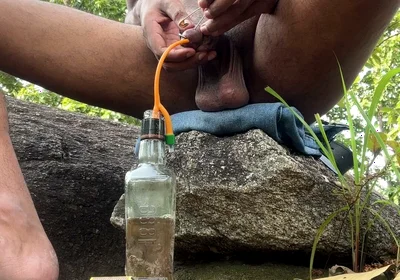 I tried to pierce my dick in outdoor but i failed
