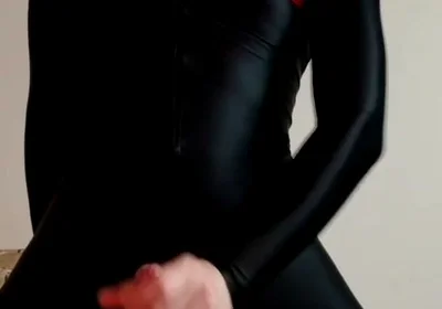 Needy Black Suit Pup Strokes and Cums. Full on My Fancentro