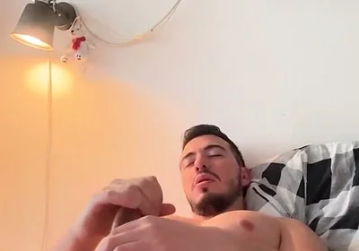 Playing with My Prostate Massager Huge Cumshot