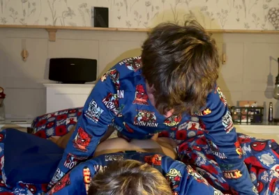 Twink Couple Fuck in Bed, Then Solo Cumshots