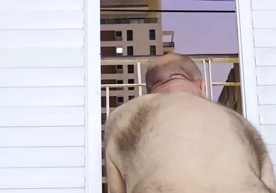 Making Myself Horny in Front of the Street, and Draining My Sperm Factory