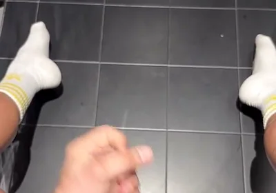 Masturbating in the Bathroom of the Hotel